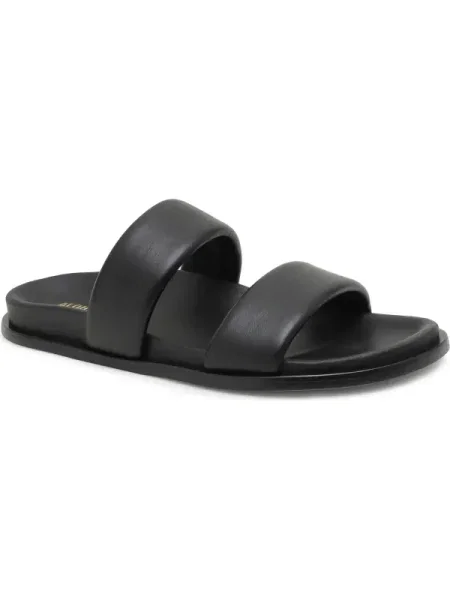 Alohas De piele șlapi Calypso negru