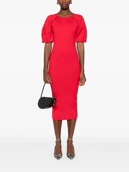 Rochie midi Elisabetta Franchi roșu