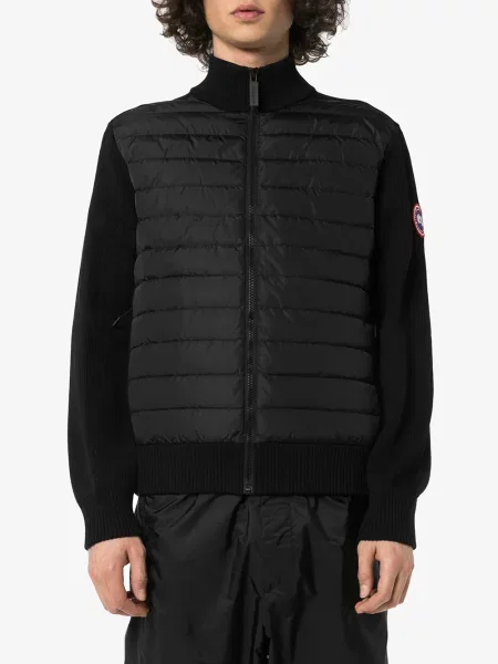 Vlněná zateplená bunda Canada Goose černá