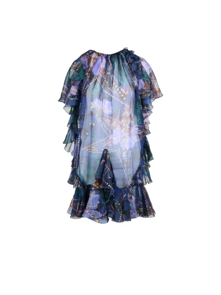 Sukienka Dsquared2 fioletowa