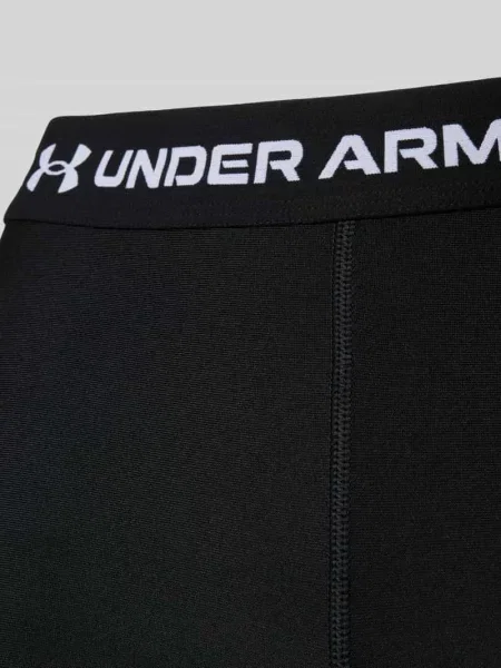 Legginsy treningowe męskie Under Armour HeatGear Mesh ultimate black/white czarne