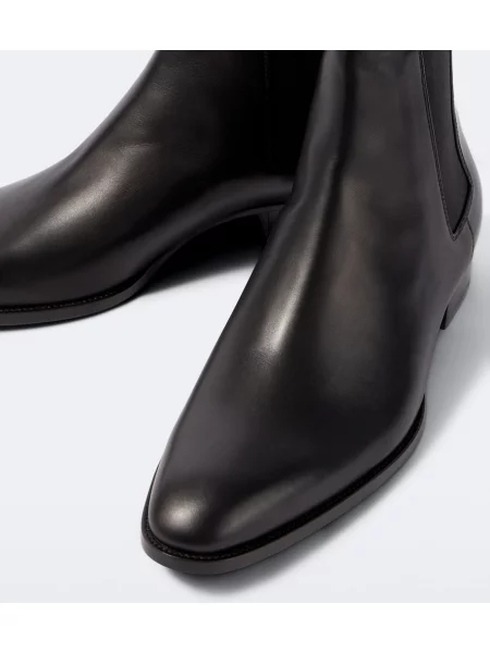 Botine chelsea Saint Laurent din piele negru