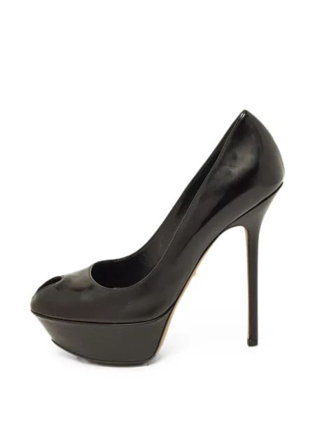 Pantofi cu toc Sergio Rossi din piele negru