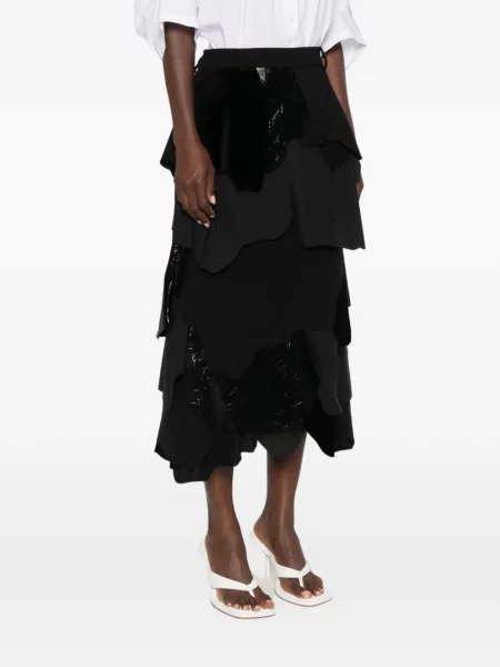 Fustă midi Moschino negru
