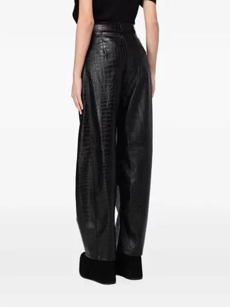 Pantaloni Disclaimer negru