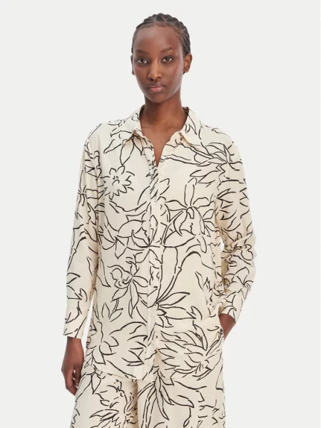 Seafolly Риза Hothouse Flowers Екрю