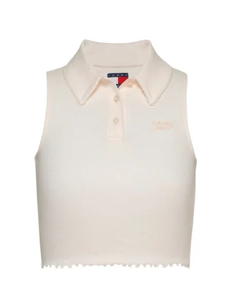 Top Tommy Jeans béžová