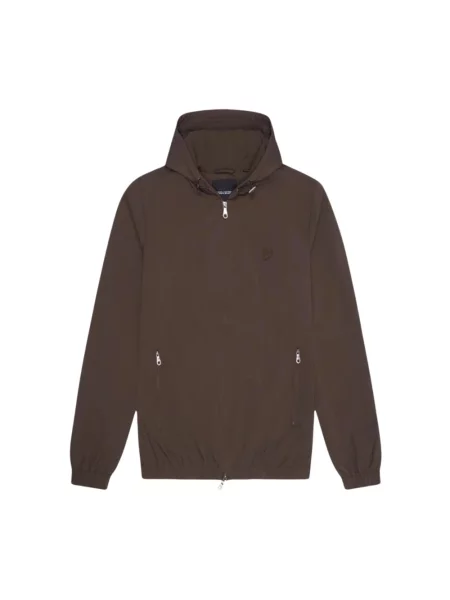 Kurtka bomber Lyle & Scott brązowy
