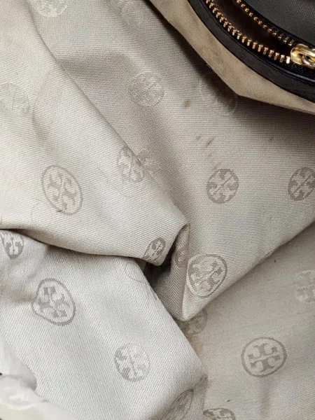 Geantă shopper Tory Burch din piele negru