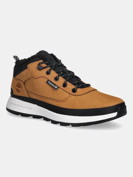 Кожени маратонки Timberland Field Trekker Low мъжки кафяво