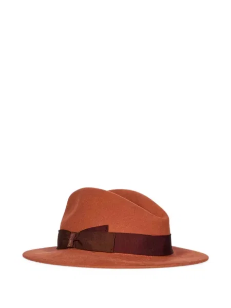 Plstěný klobouk Borsalino oranžový
