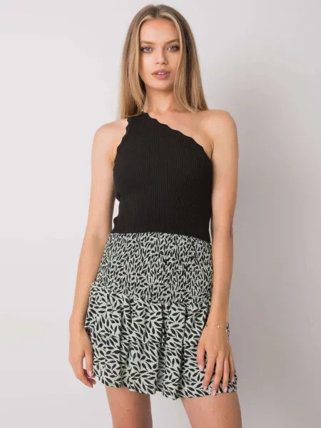 Fustă Fashionhunters negru