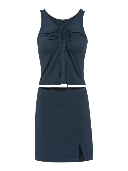 LSCN by LASCANA Fustă albastru