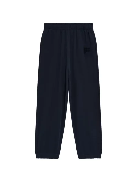 Pantaloni Pangaia cu broderie alergare albastru