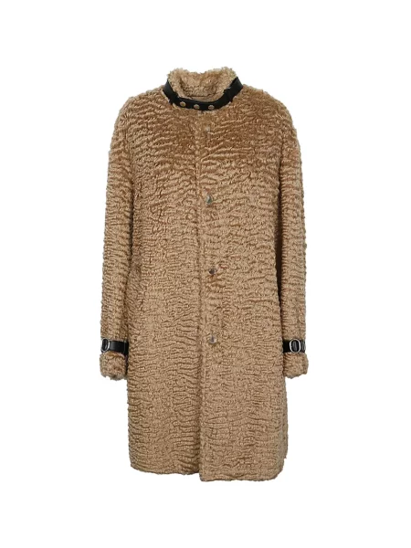Mohérový opásaný kabát Jil Sander
