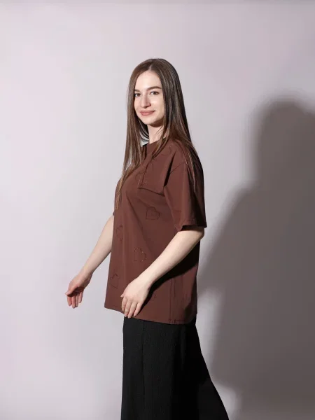 Футболка Lumo коричневая
