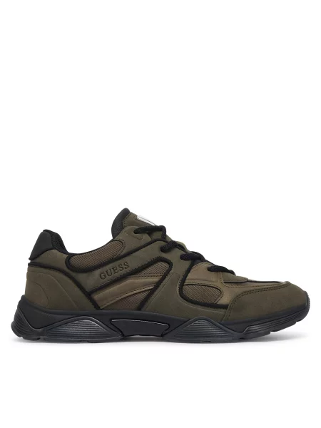 Sneakersy Guess FMFCAR zelená