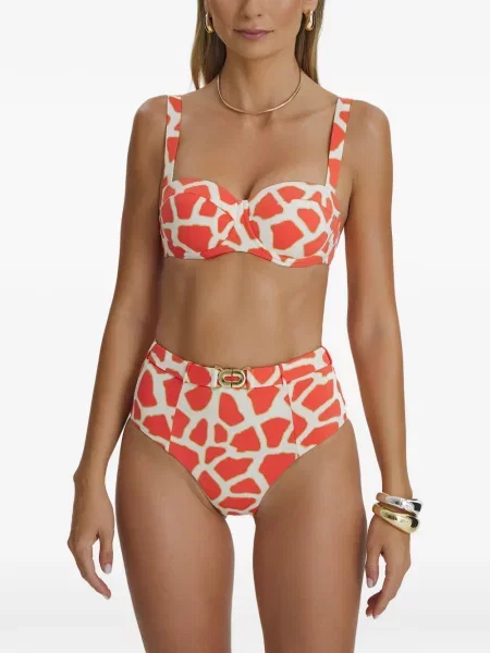Bikini Sofia Erhan cu imagine portocaliu