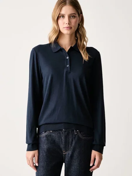 Tricou cu mânecă lungă Gant din modal