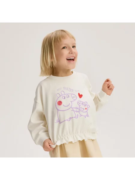 Reserved Halenka Peppa Pig krémová