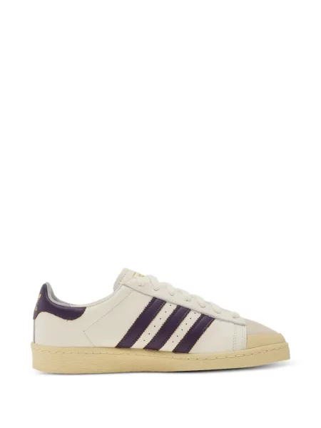 Lung tricou Adidas cu mâneci scurte cu decolteu în V maro