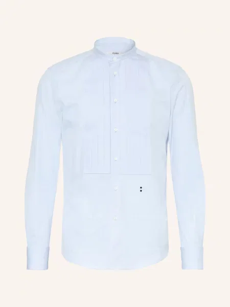 Fendi Košile Slim Fit Se Stojáčkem A Manžetami S Ohrnutím tmavě modrá