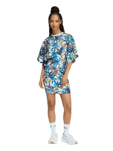 ADIDAS SPORTSWEAR Športové šaty FARM / žltá / červená / biela modrá