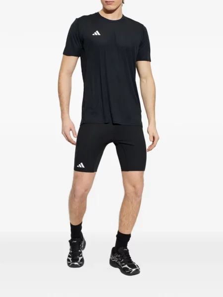 Τένις φόρεμα Adidas με λαιμόκοψη v με αυτόγραφο μαύρο
