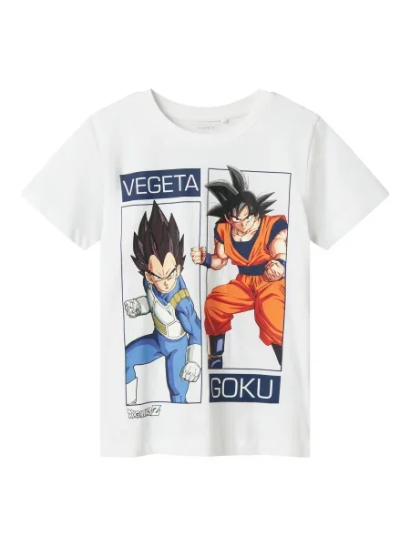 NAME IT Tricou NKMjes Dragon bej / albastru / portocaliu alb