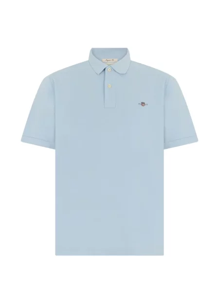 Tricou polo Gant cu broderie albastru