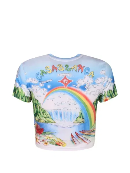 Tricou Casablanca cu imagine verde