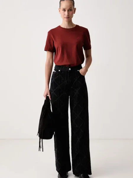Calvin Klein Jeans blugi pentru femei negru