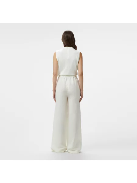 Lacoste Spodnie Relaxed Fit białe