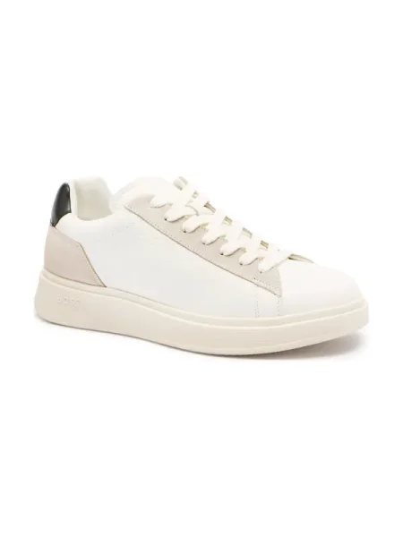 BOSS BLACK Teniși din piele Bulton_Runn_sdgrlt negru