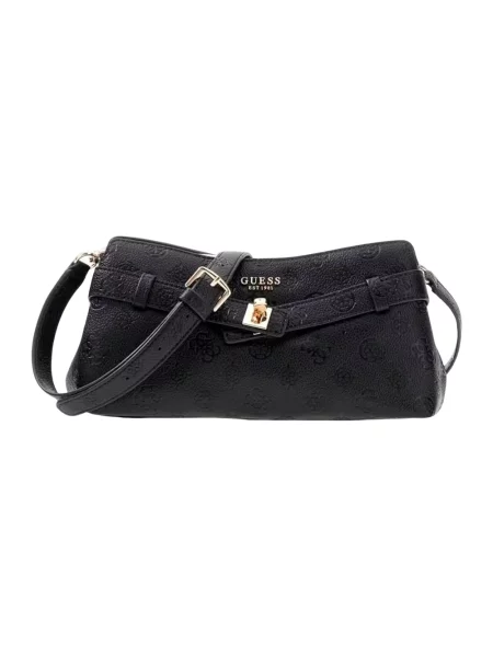 Torebka crossbody Guess z logo czarna
