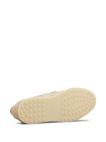 Pantofi loafer Tod's din piele de căprioară roz