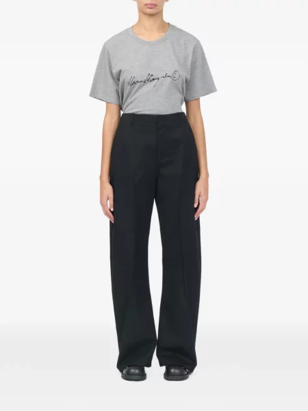 Twill nadrág Mm6 Maison Margiela fekete