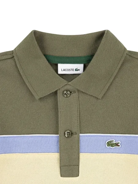 Koszulka polo dziecięca Lacoste zielona