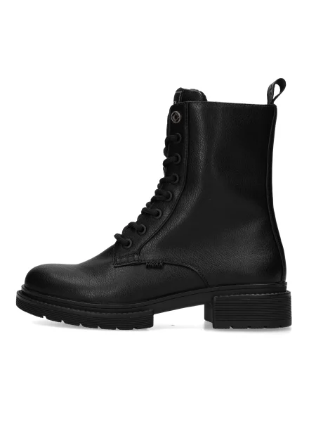 MEXX Šnurovacie členkové čižmy HOLEA GLAD' čierna