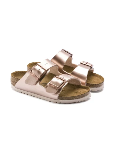 Klapki Birkenstock brązowe