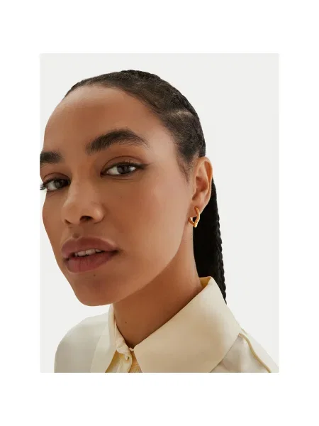 Обеци Trussardi златисто