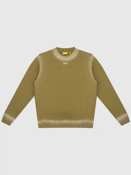 Детский свитшот Off-white зеленый