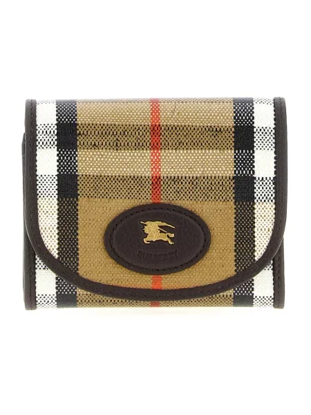 Portfel Burberry płócienny beżowy