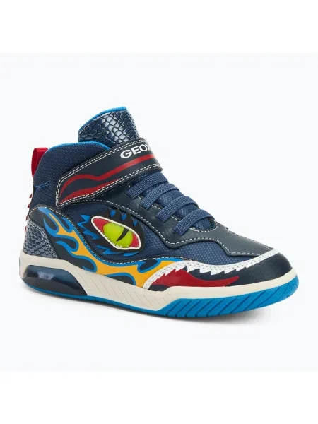Детски обувки Geox Inek navy/light blue синьо