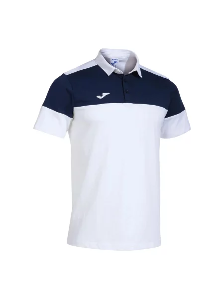 Koszulka polo dla dzieci Joma Crew V biała