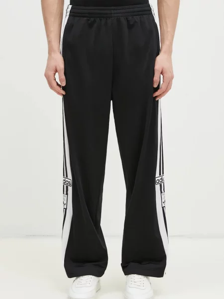 Spodnie Adidas Originals z autografem czarne