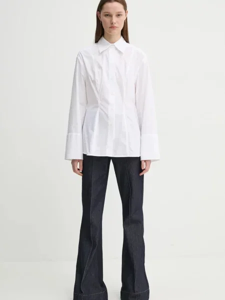 Day Birger et Mikkelsen koszula Olivier regular z kołnierzykiem klasycznym beżowy