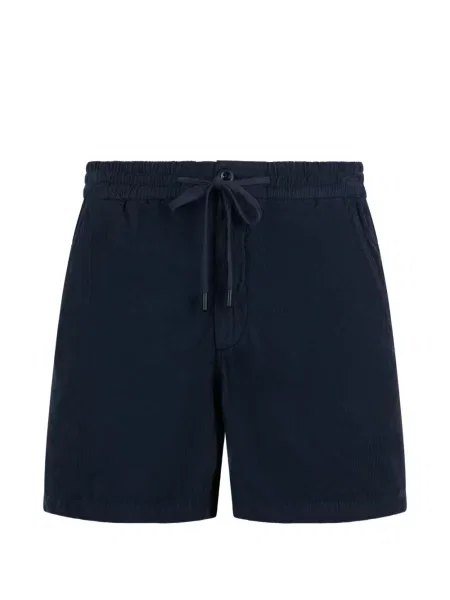Șnur de strângere pantaloni scurți Slowear de catifea cord albastru