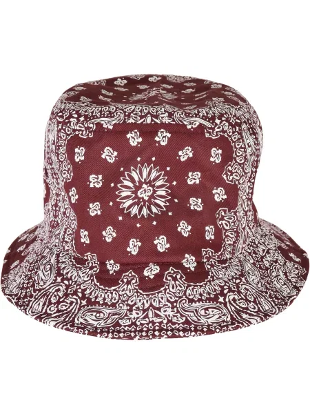 Bandana Print Bucket Hat oranžová