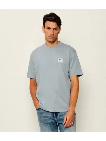 BOSS ORANGE Tricou Te_Frame albastru